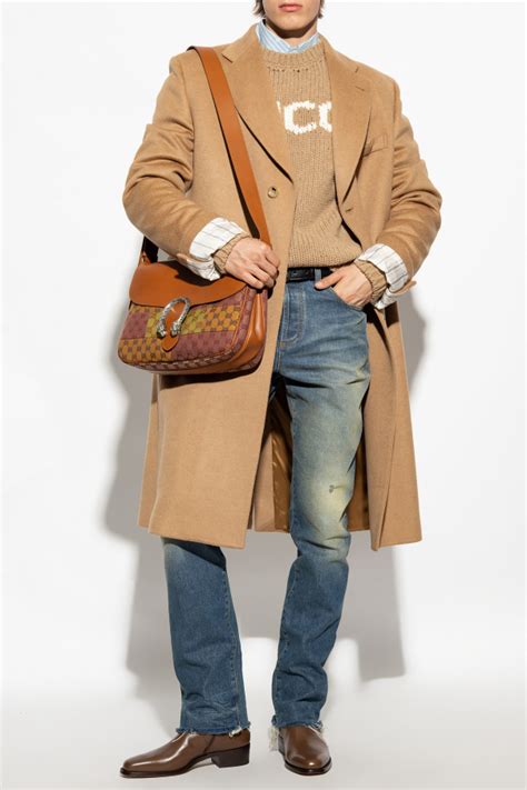 Gucci camel wool coat